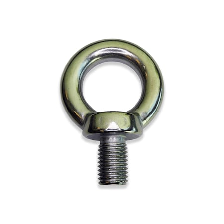 Eye Bolt With Shoulder, M12, 21 Mm Shank, 30 Mm ID, Stainless Steel, Polished